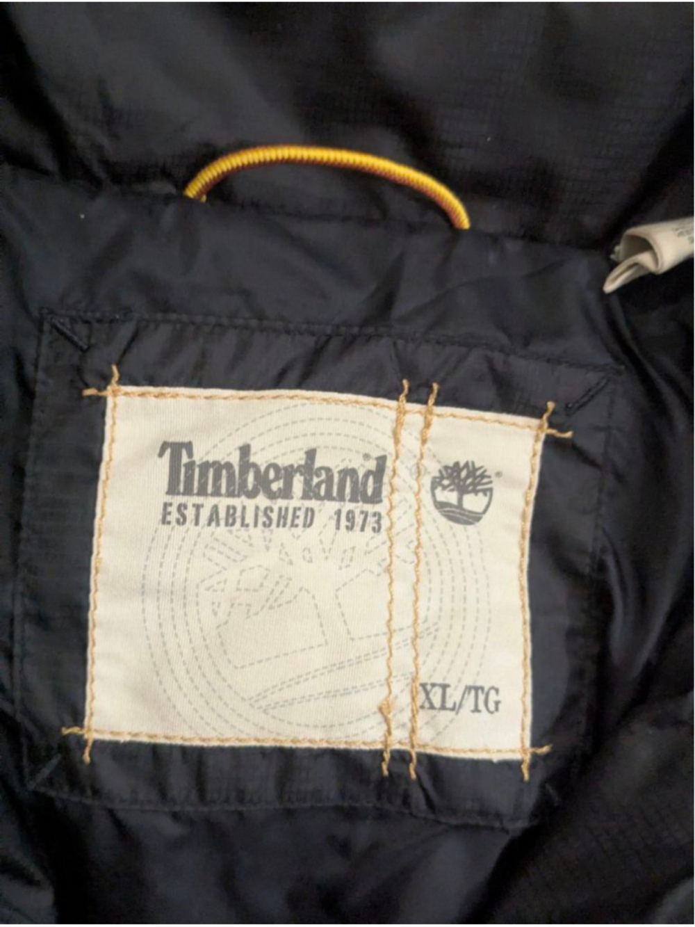 Timberland Black Puffer Jacket Large - Picture 4 of 15